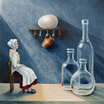 Still Life with Milkmaid - Painting