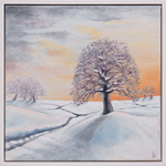 Winter Twilight - Painting